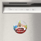 Aimant Anniversaire Chipmunk (In Situ (Lave-vaisselle))
