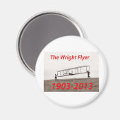 Aimant Anniversaire de la circulaire Wright (1903-2013) (Recto/Verso)