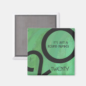 Aimant Anniversaire de la Décennie verte (Recto/Verso)