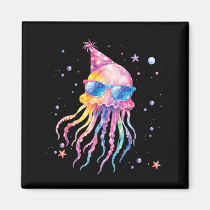 Aimant Anniversaire de la Sirène Méduse Été Assorti