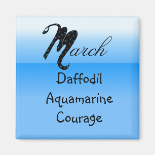 Aimant Anniversaire de mars