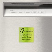 Aimant Anniversaire de novembre (In Situ (Lave-vaisselle))