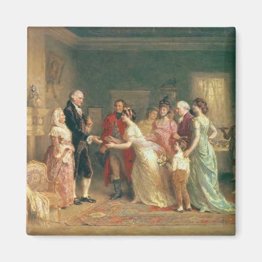 Aimant Anniversaire de Washington, 1798 (Devant)