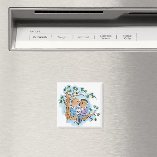 Aimant Anniversaire du bois (In Situ (Lave-vaisselle))