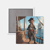 Aimant Anniversaire du Pirate (Recto/Verso)