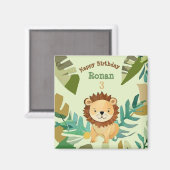 Aimant Anniversaire du Prince de la Petite Jungle (Recto/Verso)