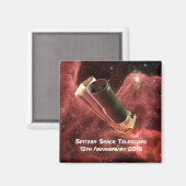 Aimant Anniversaire du télescope Spitzer (Recto/Verso)