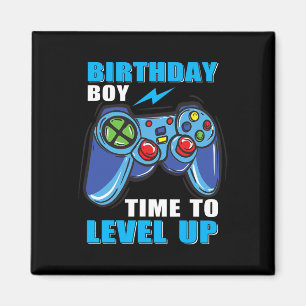 Aimant Anniversaire Garçon Temps Pour Augmenter Vidéo Jeu