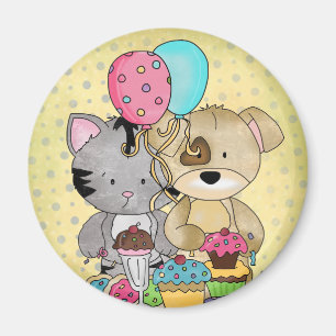 Aimant Anniversaire mignon