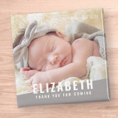 Aimant Anniversaire moderne couleur vive Merci photo