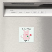 Aimant Anniversaire Piggy (In Situ (Lave-vaisselle))