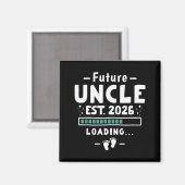 Aimant Annonce de grossesse de frère à oncle - Futur oncl (Recto/Verso)