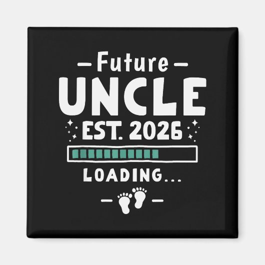 Aimant Annonce de grossesse de frère à oncle - Futur oncl (Devant)