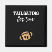 Aimant Annonce de grossesse de pied à l'automne par révél (Devant)