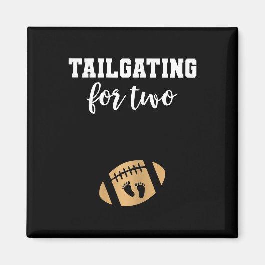 Aimant Annonce de grossesse de pied par révélation d'auto (Devant)