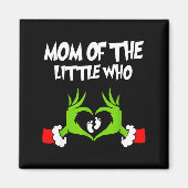 Aimant Annonce de grossesse drôle de Noël Maman de l'enfa (Devant)