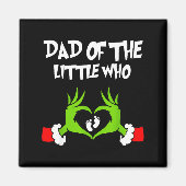 Aimant Annonce de grossesse drôle de Noël Papa de celui  (Devant)