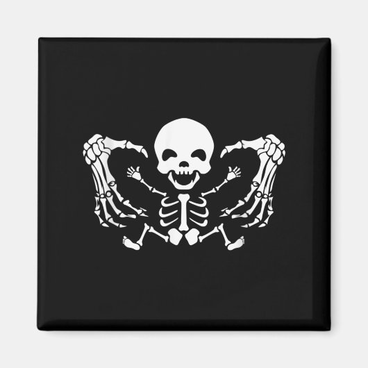 Aimant Annonce de grossesse drôle pour Halloween Bébé (Devant)