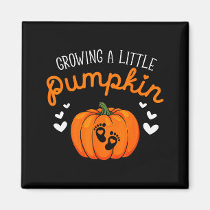 Aimant Annonce de grossesse Halloween Citrouille qui gran