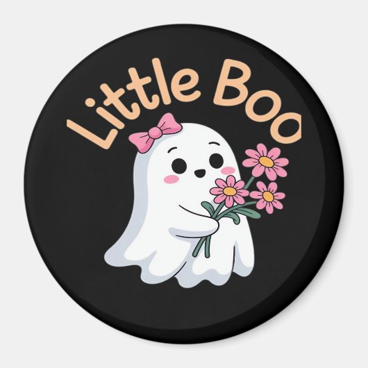 Aimant Annonce de grossesse Halloween mignonne (Devant)