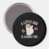 Aimant Annonce de grossesse Halloween mignonne (Recto/Verso)