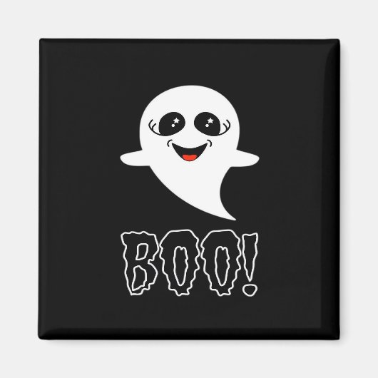 Aimant Annonce de grossesse Halloween mignonne (Devant)
