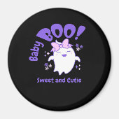 Aimant Annonce de grossesse Halloween mignonne (Devant)