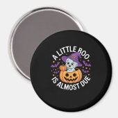 Aimant Annonce de grossesse Halloween mignonne (Recto/Verso)