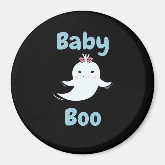 Aimant Annonce de grossesse Halloween mignonne (Devant)