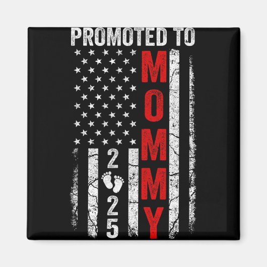 Aimant Annonce de grossesse Maman ÉTÉ 2025 Thème Patri (Devant)