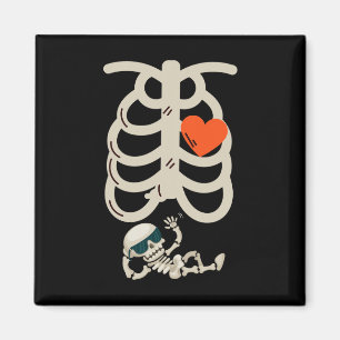 Aimant Annonce de grossesse squelette radiographie Hallow