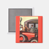 Aimant Annonce de pneus Kelly Springfields dans les année (Recto/Verso)