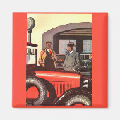 Aimant Annonce de pneus Kelly Springfields dans les année (Devant)