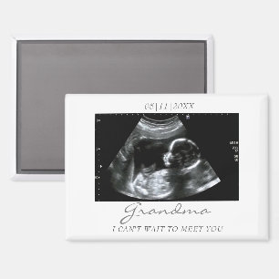 Aimant Annonce de Révélation de Bébé par Échographie Gran