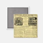 Aimant Annonce du journal immobilier Kansas (Recto/Verso)