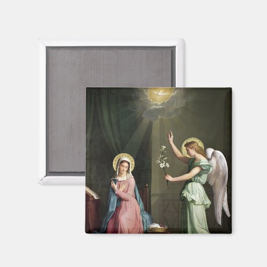 Aimant Annonciation, (Recto/Verso)