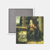 Aimant Annonciation du Seigneur par Léonard de Vinci (Recto/Verso)