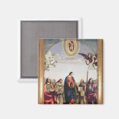 Aimant Annonciation et saints, 1500 (Recto/Verso)