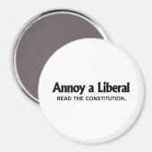 Aimant Annoy a Liberal - lire la constitution (Recto/Verso)