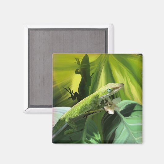 Aimant Anole Lizard (Recto/Verso)