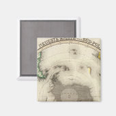 Aimant Antarctique, hémisphère Sud (Recto/Verso)