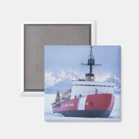 Aimant Antarctique, île Ross, station McMurdo, USCG (Recto/Verso)
