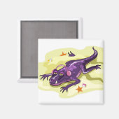 Aimant Anteosaurus Bain De Soleil Avec Casque. (Recto/Verso)