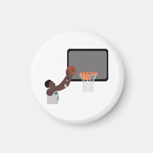 Aimant Anthony edwar met la balle dans le panier (Devant)