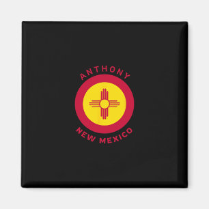 Aimant Anthony Nouveau-Mexique Nm Drapeau Zia Souvenir de