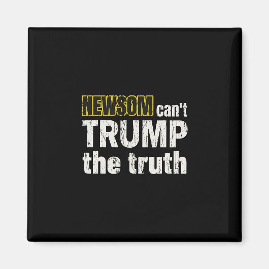 Aimant Anti Gavin Newsom (Devant)