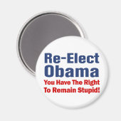 Aimant Anti Obama (Recto/Verso)