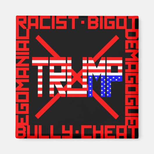 Aimant Anti Trump (Devant)