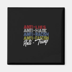 Aimant Anti Trump Haine Mensonges Et Fascisme Résister Vo