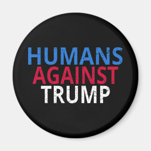Aimant Anti-Trump - Humains contre Trump
